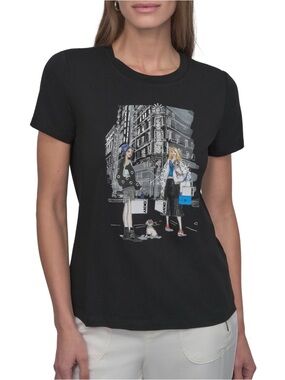 Flatiron Converstional Graphic T-Shirt
DKNY